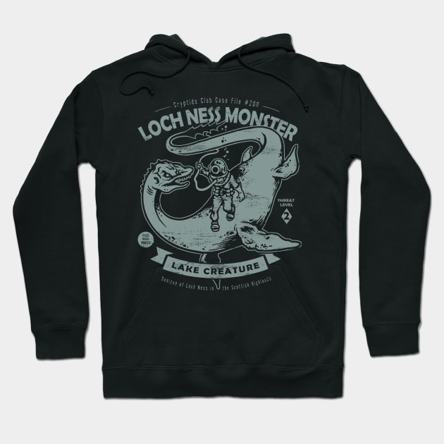 Loch Ness Monster Hoodie by heartattackjack